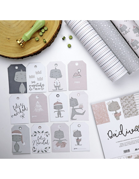 Etiquetas Tags set | Dadivan collection by Alúa Cid