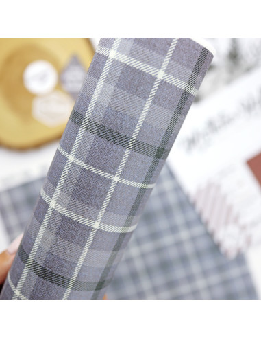 Aberdeen Binding fabric | Mistletoe & Holly collection by Mamen Montero Aberdeen Binding fabric | Mistletoe & Holly collection by Mamen Montero