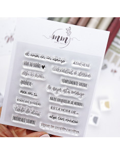 Algo tan Nuestro clear stamp | Mistletoe & Holly collection by Mamen Montero 2