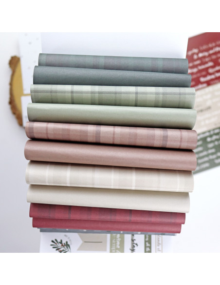 Card and Solid paper pad 6x8" Mistletoe & Holly | Mamen Montero