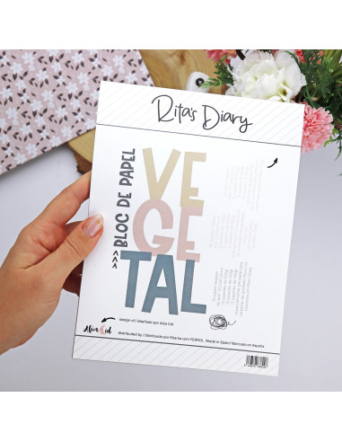 Vellum Paper pad 6x8" | Rita's Diary collection