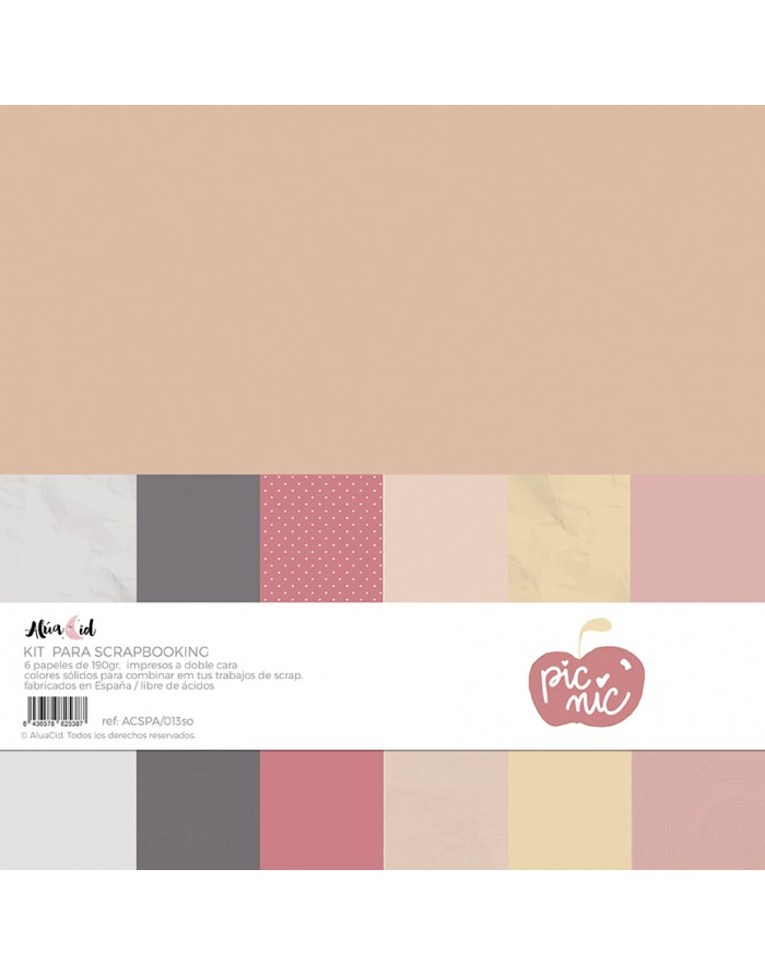 Kit solid paper Picnic Kit solid paper Picnic
