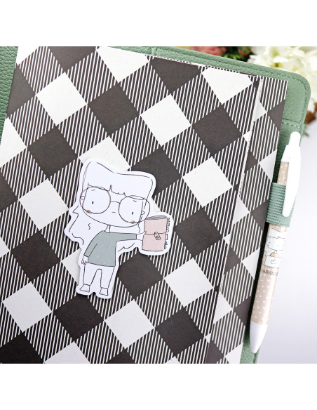 Verde Lulidori A5 notebook cover