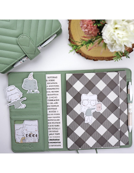 Verde Lulidori A5 notebook cover