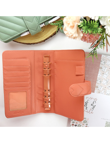 Personal size Teja planner cover | Menos es nada by Alúa Cid