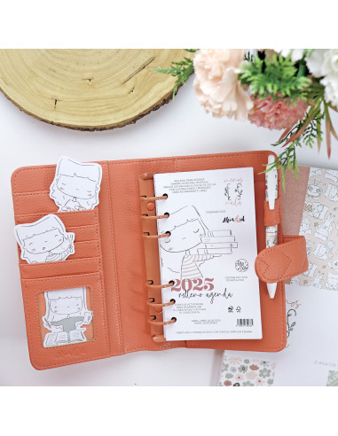 Personal size Teja planner cover | Menos es nada by Alúa Cid