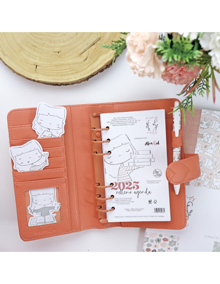 Personal size Teja planner cover | Menos es nada by Alúa Cid