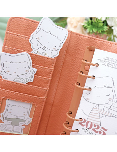 Personal size Teja planner cover | Menos es nada by Alúa Cid