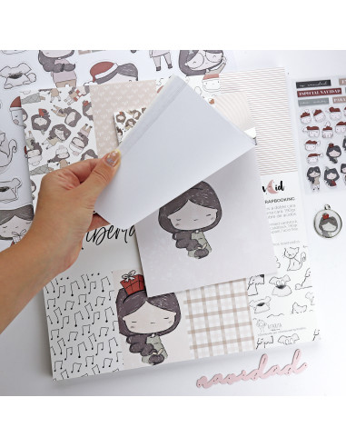 Libertad Navidad 6'' paper pad| Libertad Navidad collection Libertad Navidad 6'' paper pad| Libertad Navidad collection