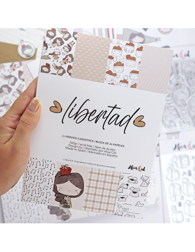 Libertad Navidad 6'' paper pad| Libertad Navidad collection