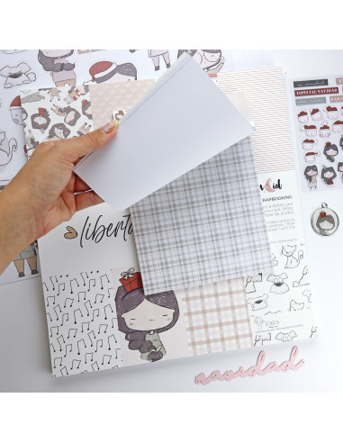 Libertad Navidad 6'' paper pad| Libertad Navidad collection Libertad Navidad 6'' paper pad| Libertad Navidad collection