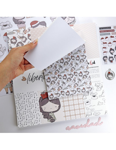 Libertad Navidad 6'' paper pad| Libertad Navidad collection Libertad Navidad 6'' paper pad| Libertad Navidad collection