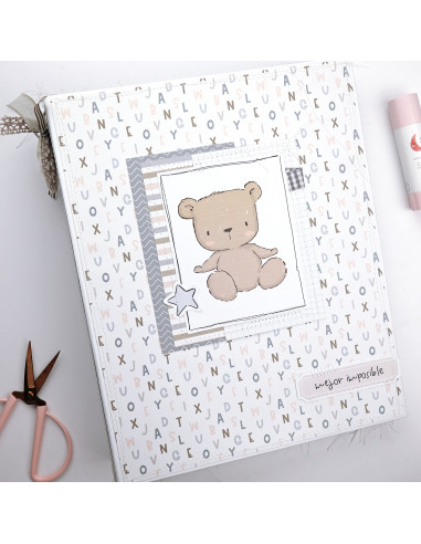 123 Workshop! Baby Blue photo album