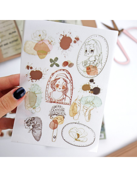 Art Journal 2.0 Rub-ons set | Vero Ilustrada