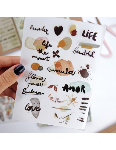 Art Journal 2.0 Rub-ons set | Vero Ilustrada Art Journal 2.0 Rub-ons set | Vero Ilustrada