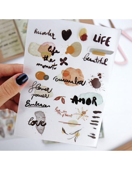 Art Journal 2.0 Rub-ons set | Vero Ilustrada