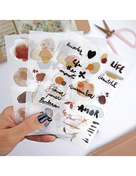 Art Journal 2.0 Rub-ons set | Vero Ilustrada