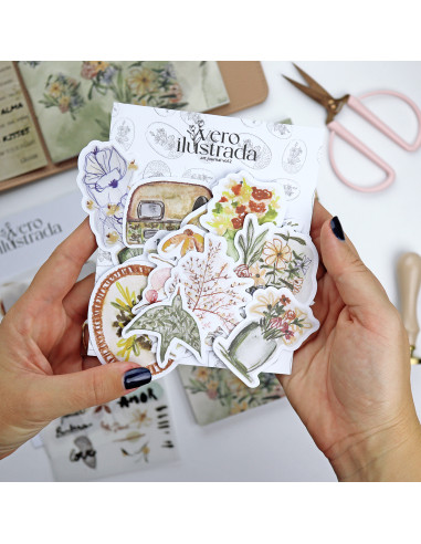 Art Journal 2.0 Die-cuts set | Vero Ilustrada