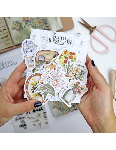 Art Journal 2.0 Die-cuts set | Vero Ilustrada