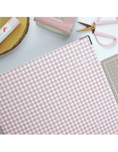 9x12” binder Vichy teja