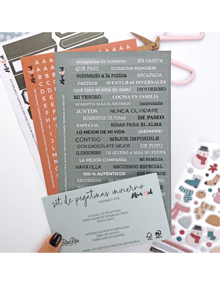 Invierno Kit for Rita's Diary 2025