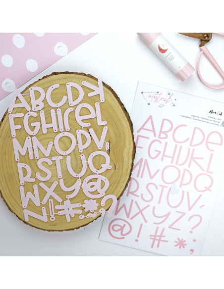 ABC Candy dies set | Alúa Cid