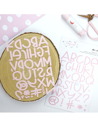 ABC Candy die set ABC Candy die set