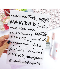 En Diciembre. Black rub-ons | Rita´s Diary 2