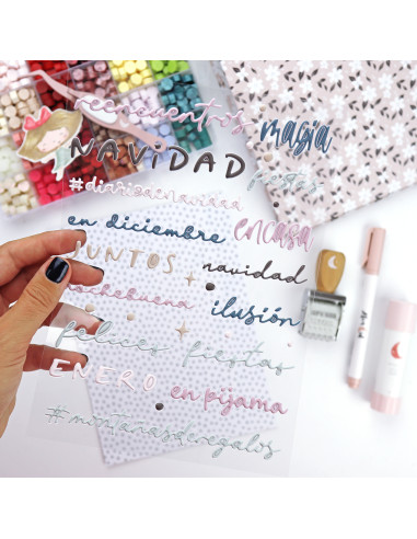En Diciembre Color. Puffy stickers | Rita´s Diary En Diciembre Color. Puffy stickers | Rita´s Diary