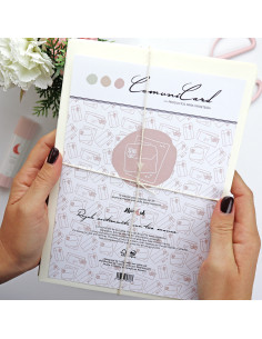 Set of 12 envelopes C5 Marfil color 2