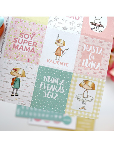 Celia set of 4 stickers sheets | Alúa...