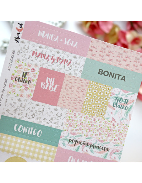 Celia set of 4 stickers sheets | Alúa Cid