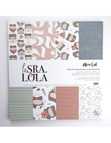 La Sra. Lola 12" paper pad | La Sra. Lola collection