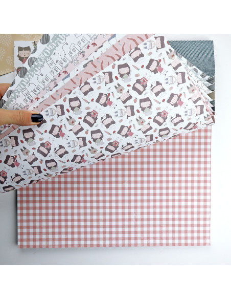 La Sra. Lola 12x12" paper pad | Alúa Cid design