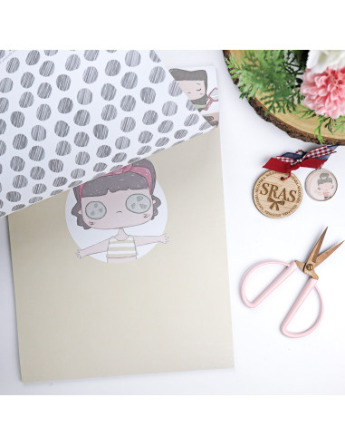 La Sra. Lola Ilustrations paper pad | La Sra. Lola collection La Sra. Lola Ilustrations paper pad | La Sra. Lola collection