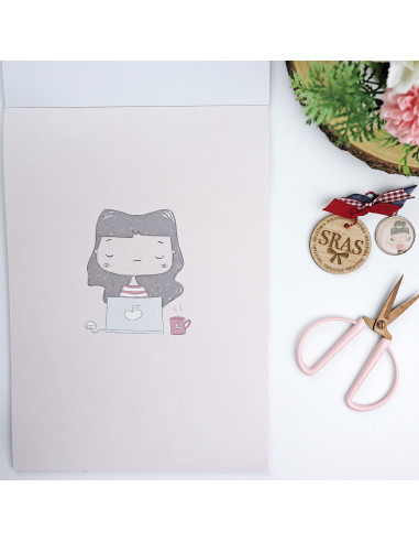 La Sra. Lola Ilustrations 9x12" paper pad | Alúa Cid design