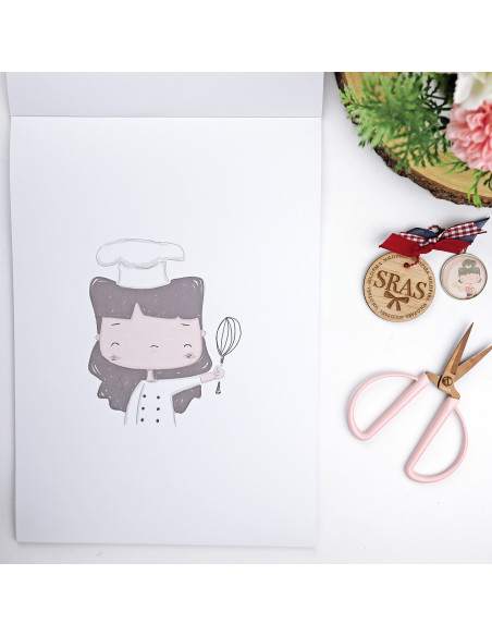 La Sra. Lola Ilustrations paper pad | La Sra. Lola collection