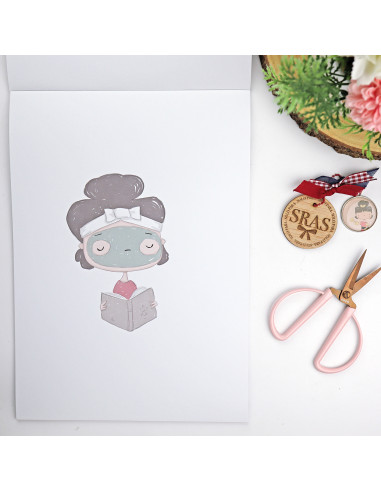 La Sra. Lola Ilustrations paper pad | La Sra. Lola collection La Sra. Lola Ilustrations paper pad | La Sra. Lola collection
