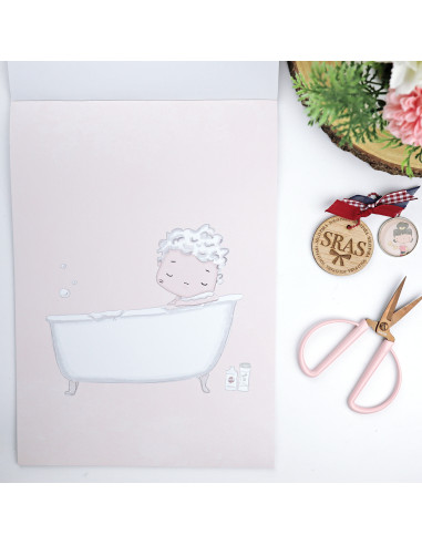 La Sra. Lola Ilustrations 9x12" paper pad | Alúa Cid design