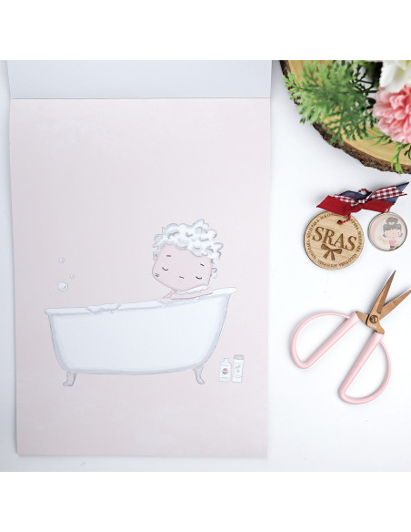 La Sra. Lola Ilustrations 9x12" paper pad | Alúa Cid design