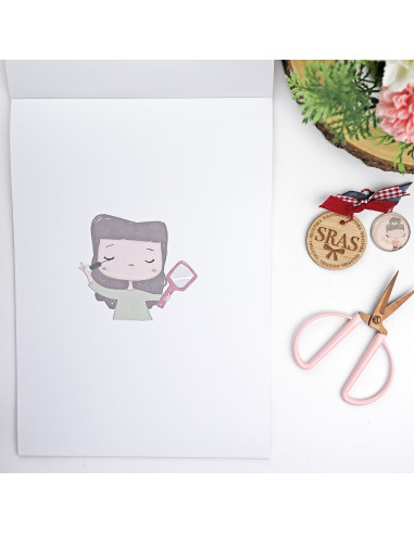 La Sra. Lola Ilustrations paper pad | La Sra. Lola collection La Sra. Lola Ilustrations paper pad | La Sra. Lola collection