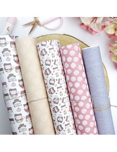 Denim binding fabric sheet | La Sra....