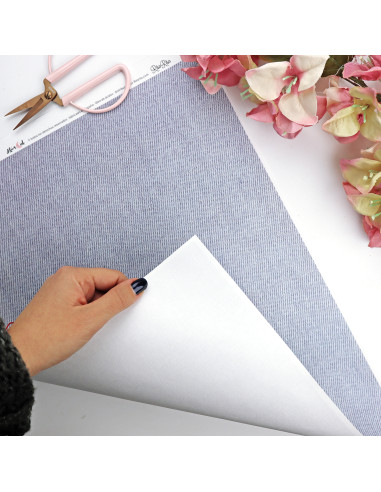 Denim binding fabric sheet | La Sra. Lola collection