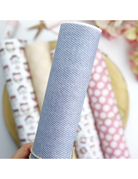 Denim binding fabric sheet | La Sra. Lola collection