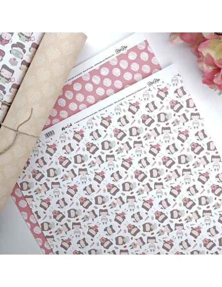 Mini Chef Laminated paper sheet | La Sra. Lola collection