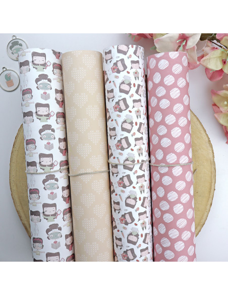 Skin Care Laminated paper sheet | La Sra. Lola collection by Alúa Cid