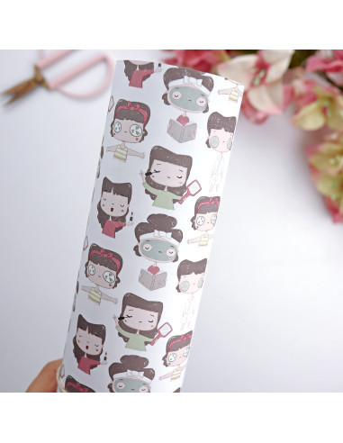 Skin Care Laminated paper sheet | La Sra. Lola collection Skin Care Laminated paper sheet | La Sra. Lola collection