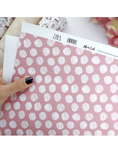 Y Punto! Laminated paper sheet | La Sra. Lola collection