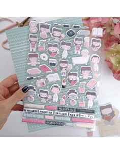 IN La Sra. Lola puffy stickers | Alúa Cid design 2