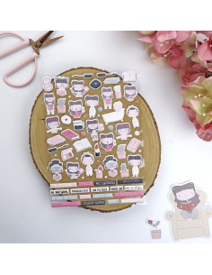 IN La Sra. Lola puffy stickers | Alúa Cid design